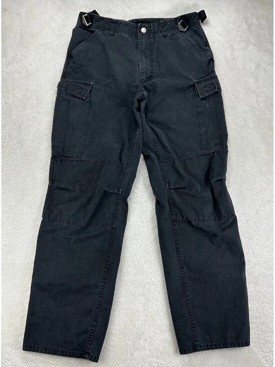 Harley-Davidson Other - Harley-Davidson Ripstop Cargo Riding Pants Black 2004 Tactical Moto Biker‎ 32x34